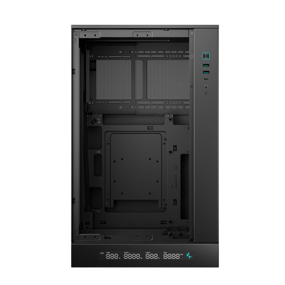 deepcool CH270 DIGITAL WH MicroATXケース Micro-ATX / Mini-ITX対応 ミニタワー PCケース CH270 DIGITAL